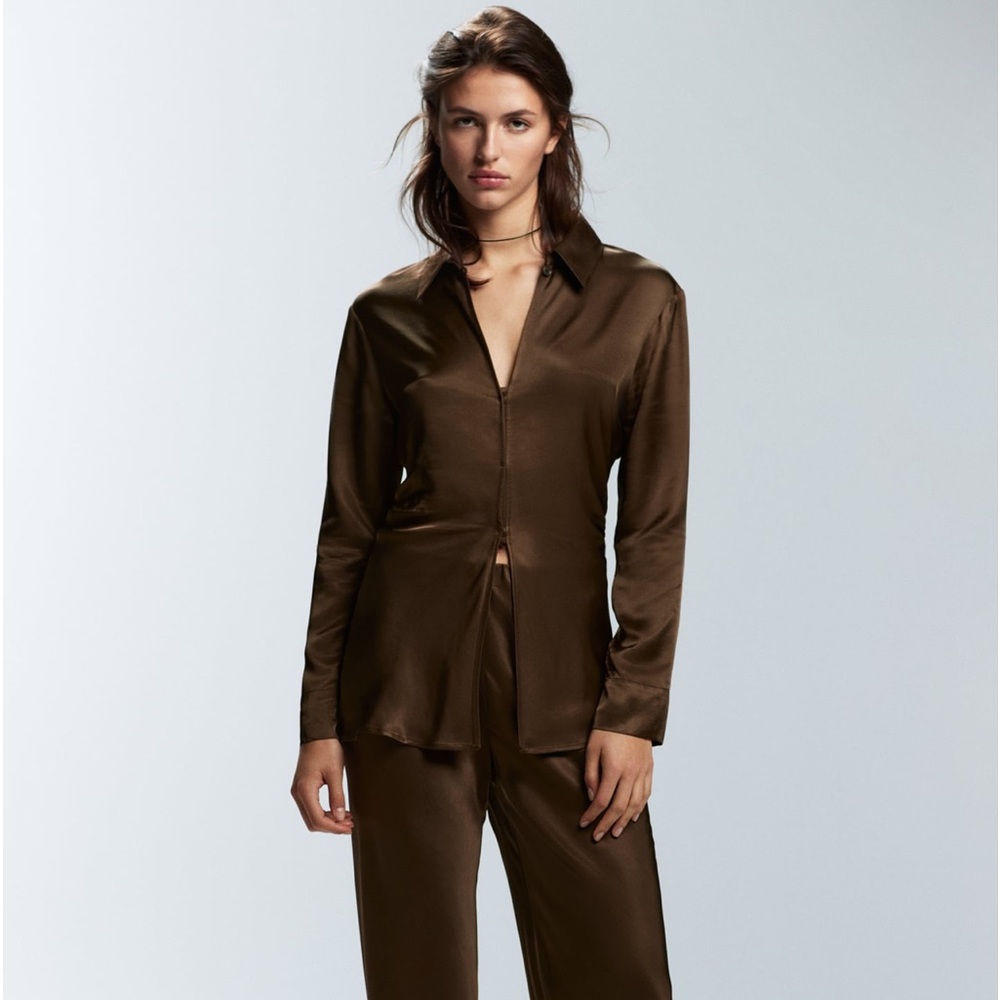 Zara Satin Top